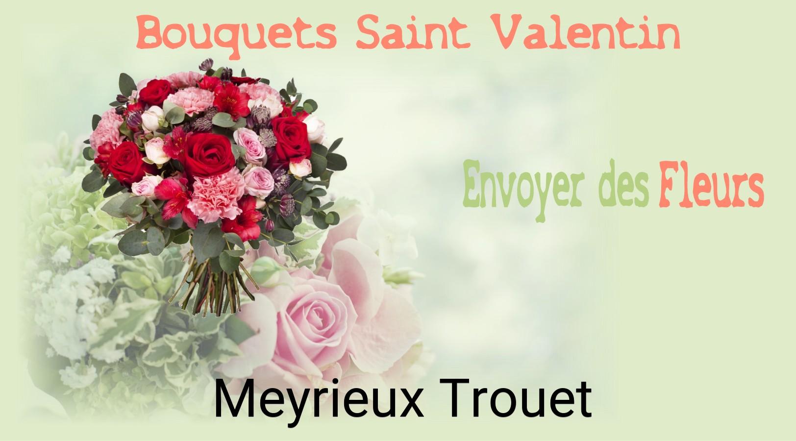 Roses de Saint-Valentin livrées à Meyrieux-Trouet
